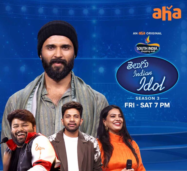 Vijay Devarakonda in Telugu Indian Idol S3 & Enters Voting Stage