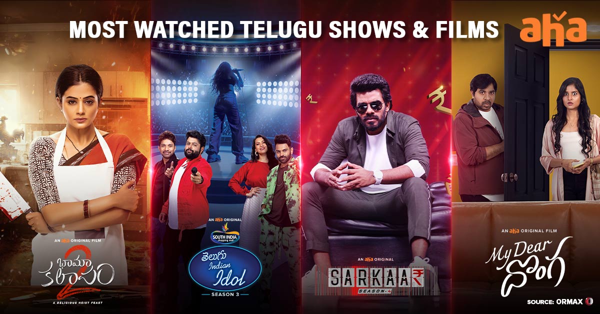 Most watched shows and movies